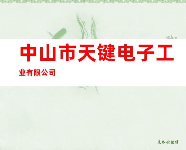 中山市天键电子工业有限公司